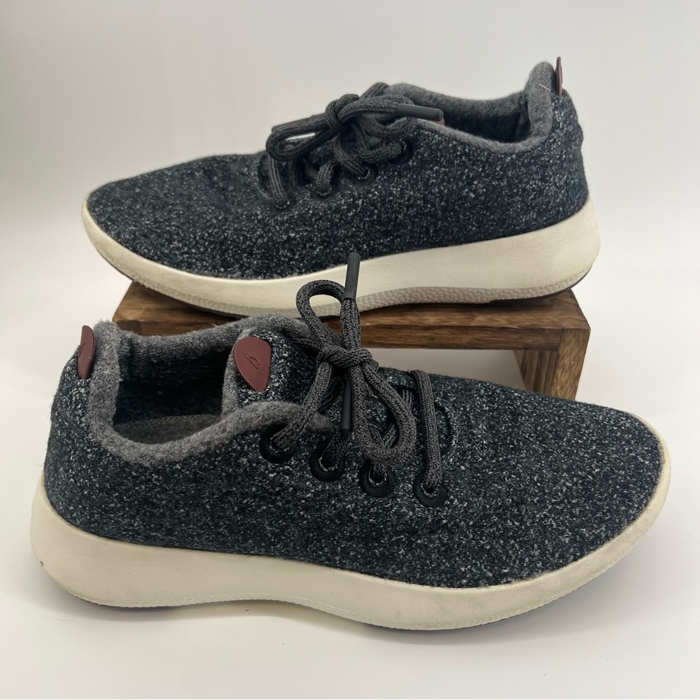 Allbirds Wool Runner-up Mizzles Women's Size 8 Natural Gray Running Shoes